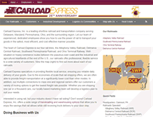 Tablet Screenshot of carloadexpress.com